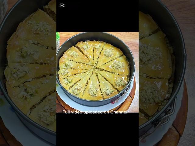 Most Viral Turkish Baklava| Sweet& Tasty#viralvideo#viralreels#viralshorts #viralshort#recipe#video