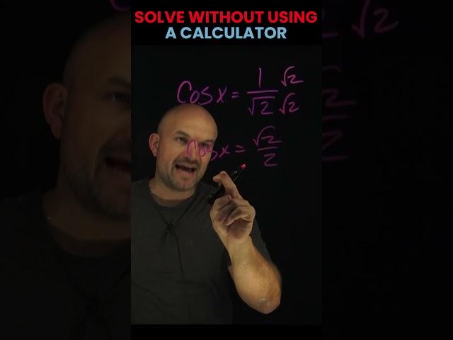 Solve without using a calculator