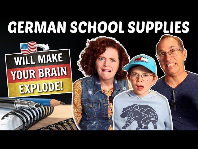 Who Knew School Supplies Could be So Different Between the USA & Germany?!   SCHOOL SUPPLY Shocks