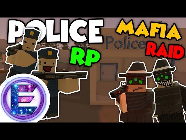 POLICE RP - Mafia Raid ! - Attack on PD - Where's your gun licence ? - Unturned Roleplay