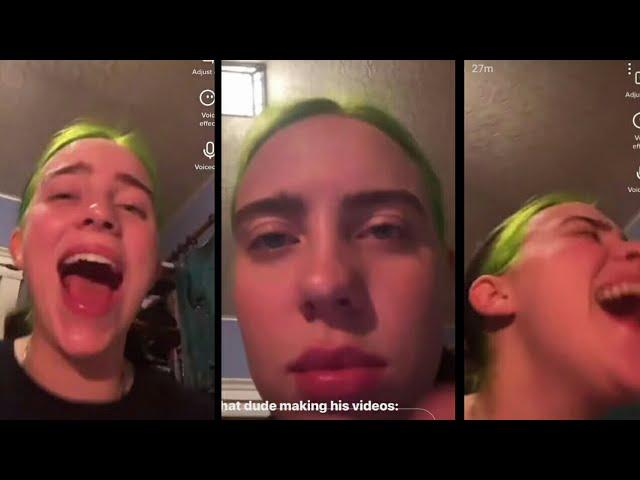 Billie Eilish reacting on BenTellect "Triple Facts"