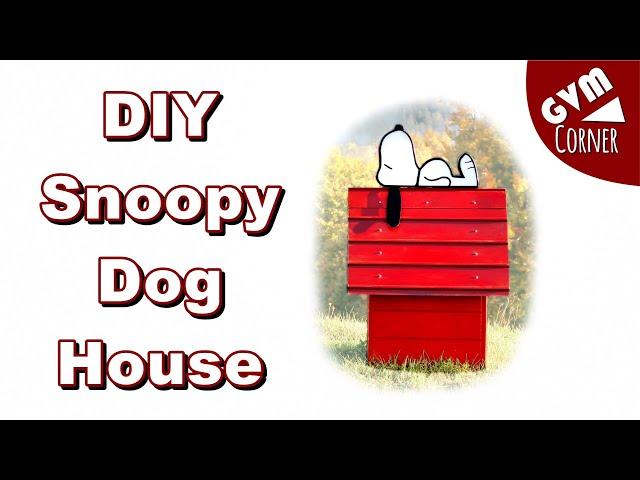 DIY Snoopy Dog House / Einfache Snoopy Hundehütte