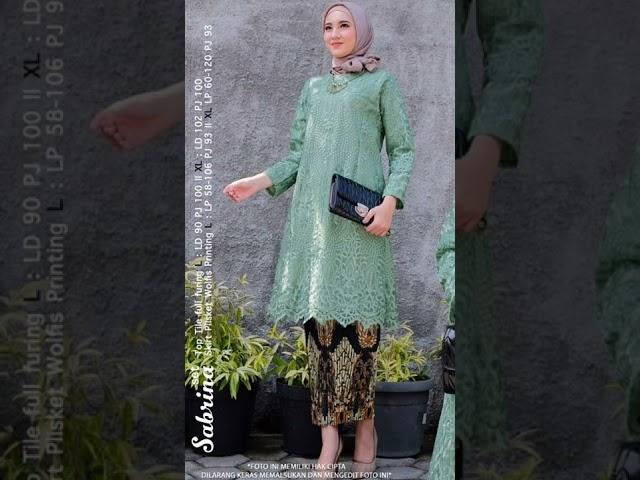 Model Kebaya Sabrina Terbaru 2022