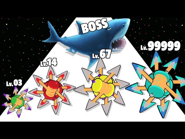 Fish & Hooks Merge - Level Up Hooks Max Level Gameplay (Merge Hooks)