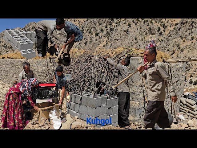 Nader and zarbano nomadic life | Returning home and everyday problems in the mountains #nomads