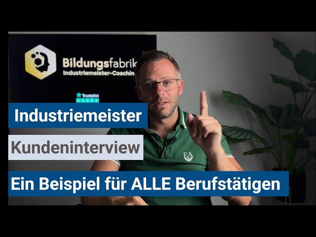 Bildungsfabrik Erfahrungen - Kundeninterview | Ein Beispiel für alle Berufstätigen.