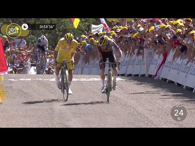 Phenomenal Tadej Pogačar stage win | Tour de France 2022 Stage 7