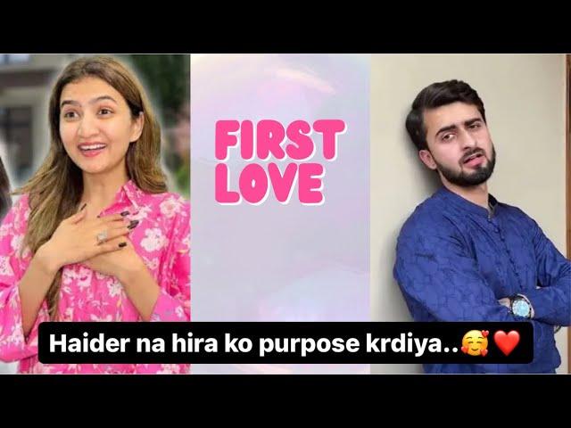 Haider na hira ko purpose krdiya..️| hira faisal | haider shah | @HiraFaisal @i.haiderr