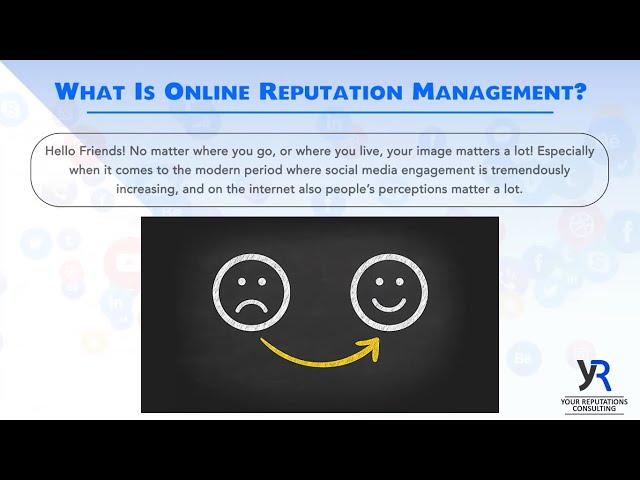 What is Online Reputation Management | ORM Tutorial | Your Reputations Consulting #digitalmarketing