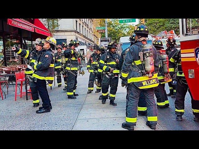 FDNY BOX 1151 ~ FDNY ON SCENE OF SMALL RUBBISH FIRE UNDER BOILER IN BASEMENT OF BUILDING ON BROADWAY