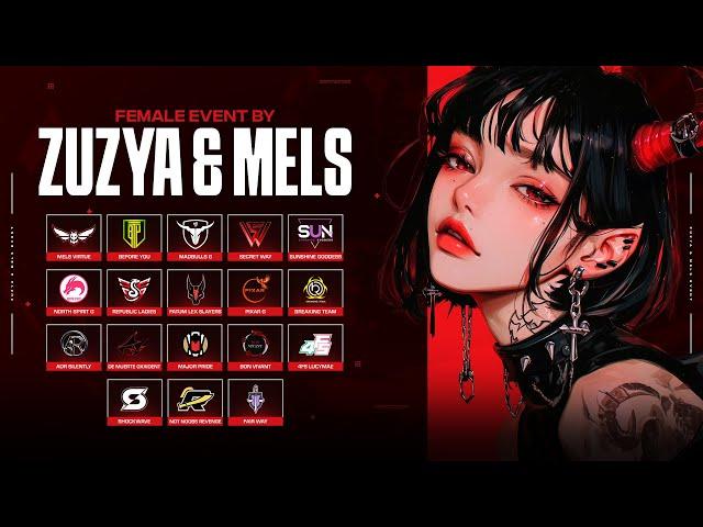 ZUZYA & MELS FEMALE EVENT | PUBG MOBILE | KALAMBOOR