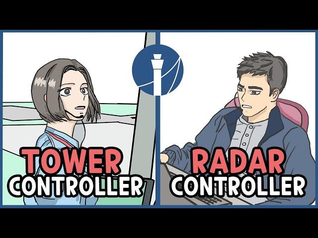 tower controller VS radar controller [ATC for YOU]