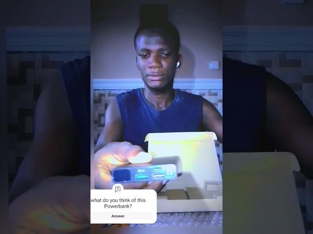 UNBOXING THE NEW  ULTRATHIN #slim #10000mah   POWERBANK from #jumia#ultrathin