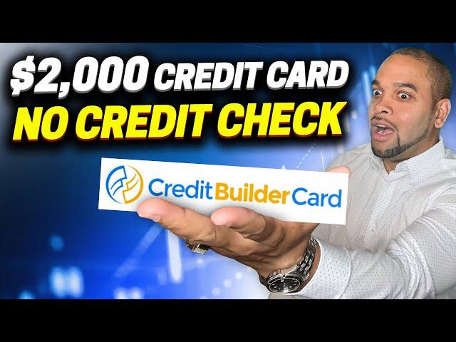 $2,000 Credit Card APPROVAL - No CREDIT CHECK or HARD INQUIRY REQUIRED