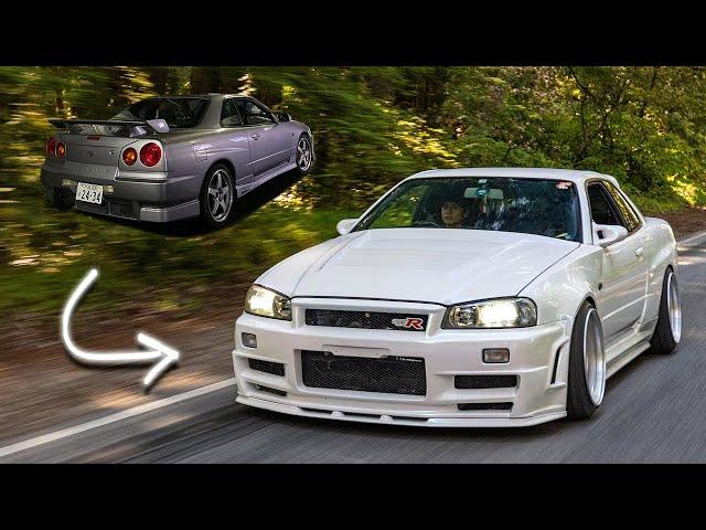 Building the POOR MAN’S R34 GTR in UNDER 10 Minutes! *Amazing Transformation**