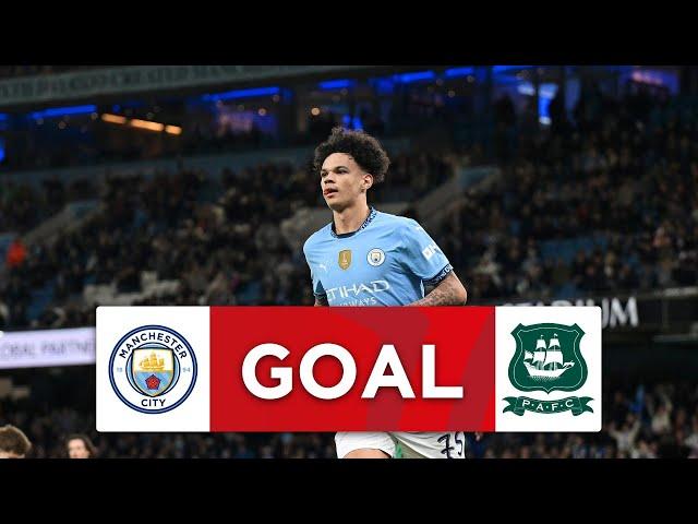 GOAL | Nico O'Reilly | Man City 1-1 Plymouth Argyle | Fifth Round | Emirates FA Cup 2024-25