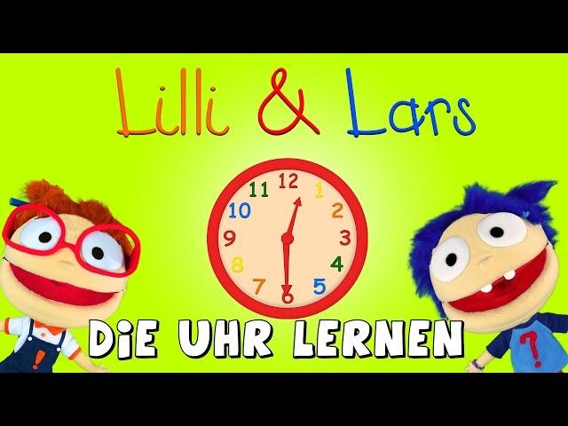 Learning the clock for small children in German - Learning the clocks german language