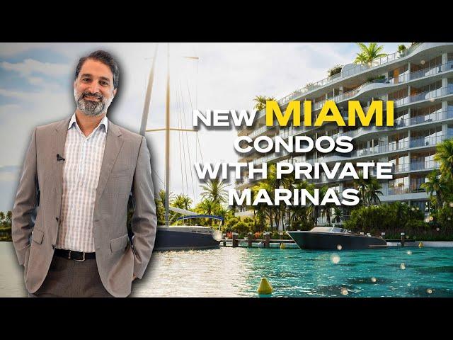 The BEST NEW Miami Condos with Private Marinas & Boat Slips