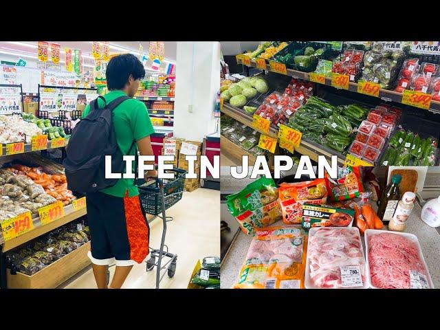 [Vlog] Daily life in JapanBuying groceries at the beginning of the month/Making curry and rice