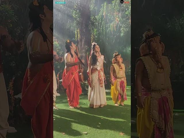 Behind the scenes Shiv Shakti Tap Tyag y #shivshakti #behindthescence #deviparvati