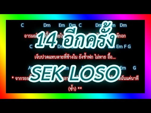 คอร์ดเพลง 14 อีกครั้ง - SEK LOSO