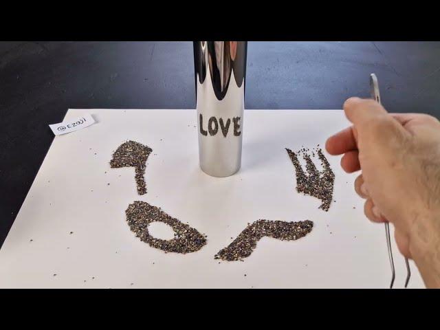 How I wrote 'Love' with anamorphic art | Sand Art