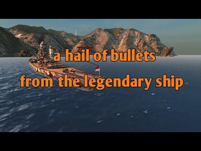 Battle Of Warships | IJN YAMATO.a hail of bullets from the legendary ship.