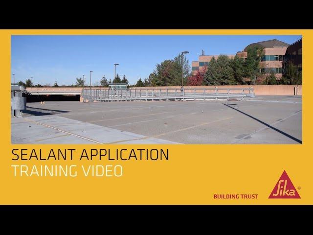 Sika Sealant Application Video