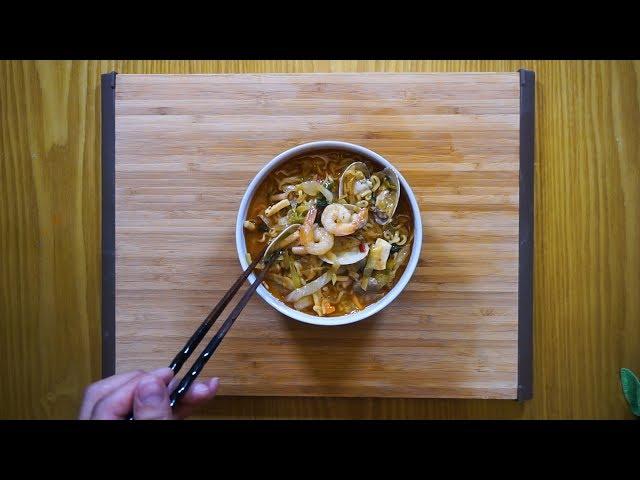 박재웅 튜티님 영상 Spicy Seafood Ramen [채널 MnM Tasty]