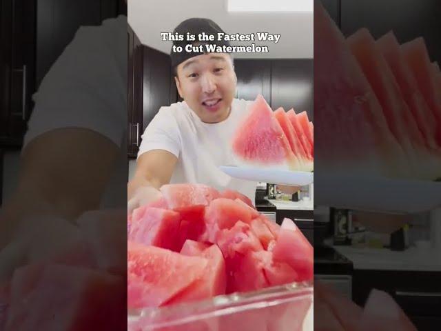 Fastest Way to Cut Watermelon ‍ #shorts