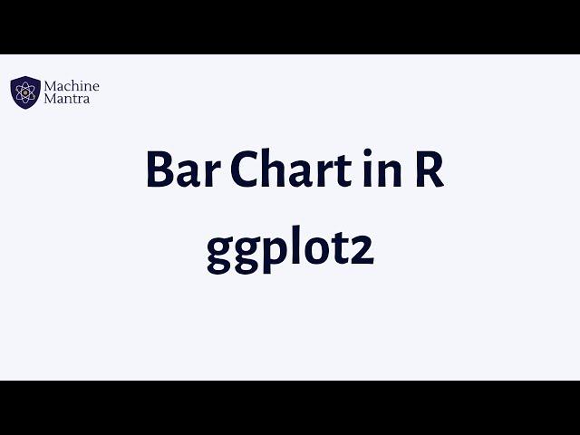 How to Draw a Bar Chart in R ggplot2 | mtcars dataset Analysis in R