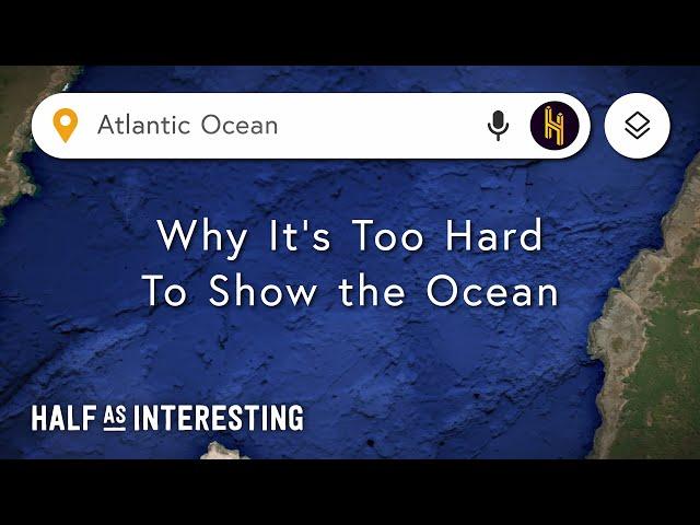 Why the Ocean Looks So Fake on Google Maps