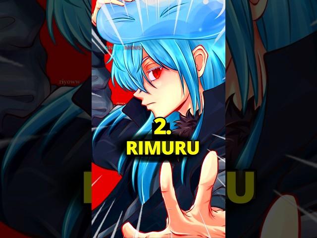 Top 5 STRONGEST Tensura Characters #rimuru #tensura