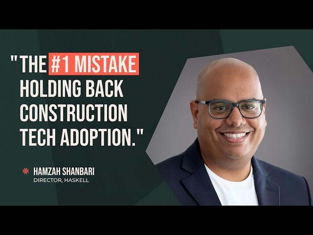 From VDC to Innovation: Hamzah Shanbari Revolutionizes ConTech Strategy - Ep 6 | AEC Digital