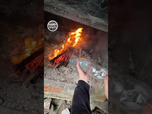 Wow! Bottle Trick for a Summer Fire Starter! #tricks #vacation