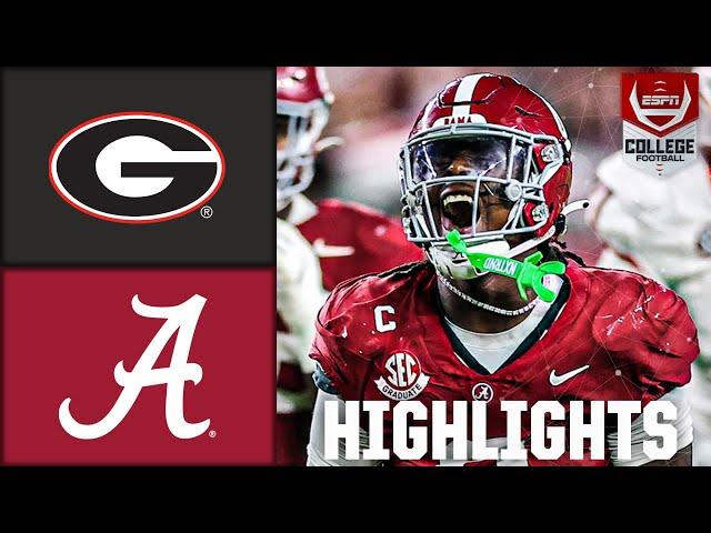 Georgia Bulldogs vs. Alabama Crimson Tide | Full Game Highlights | ESPN College Football