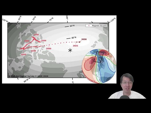 科學新知 2024-12-26 Part2: 地球北磁極再次向俄羅斯方向推進。| 主持： 陳志宏 博士 & 台長 梁錦祥