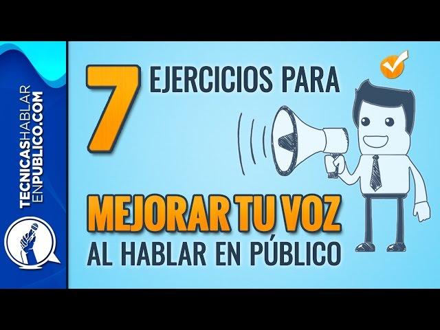 Oratoria, Curso para Hablar en Publico: 7 Ejercicios para Mejorar la Voz | Tecnicas de Volumen #147