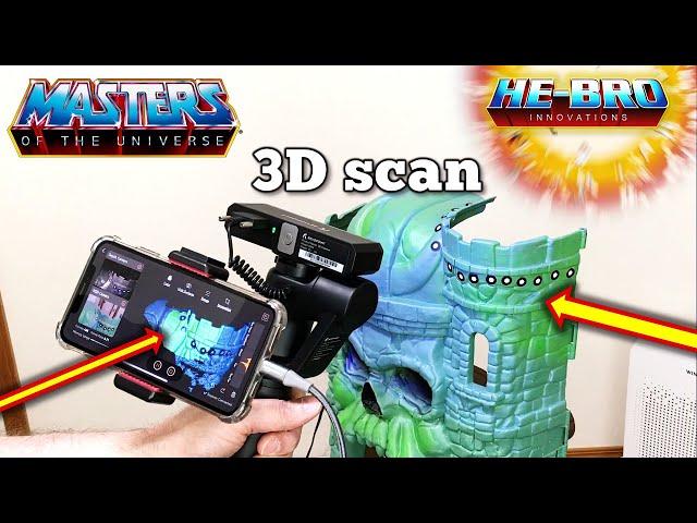 What was Mattel thinking???? He-Man origins Point Dread Fix Part2 - Revopoint Mini Scanner in action