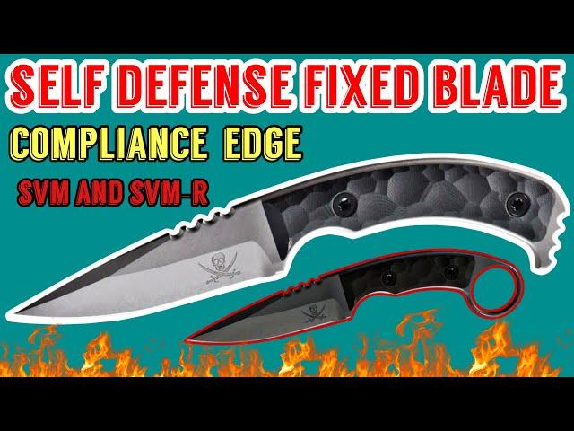 COMPLIANCE EDGE SVM & SVM-R Review 2024 | NEW USA Tactical Fixed Blade Knife with Magnacut Steel!