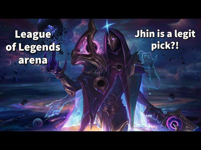 Wait Jhin is a legit pick? | League of Legends ARENA 2vs2vs2vs2