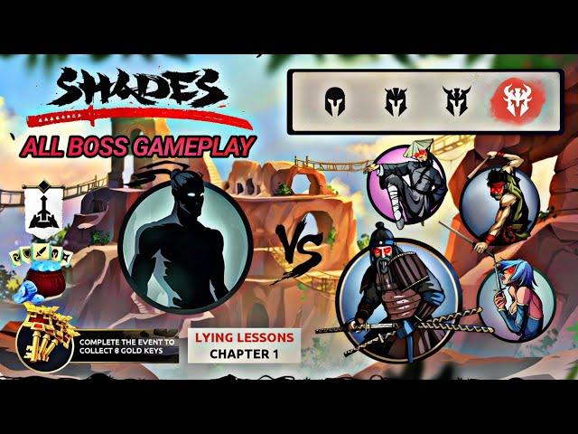 Shades: Shadow Fight Roguelike "Lying Lessons" Time-Limited Event All Difficult Boss Gameplay