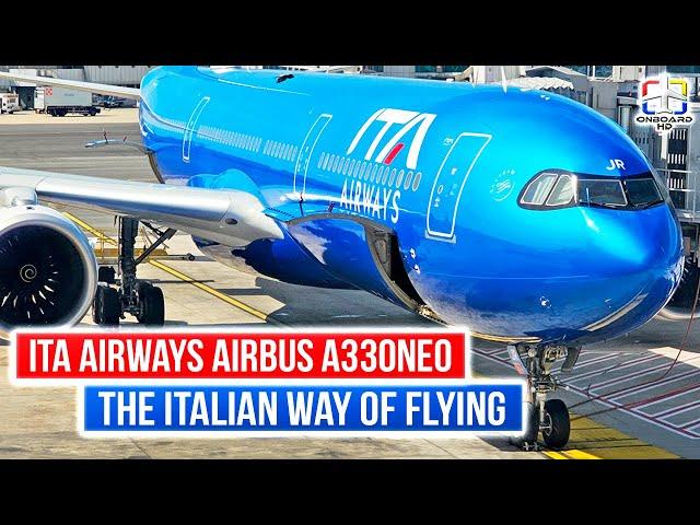 TRIP REPORT | First Time on ITA Airways A330Neo! | New York to Rome | ITA Airways A330Neo