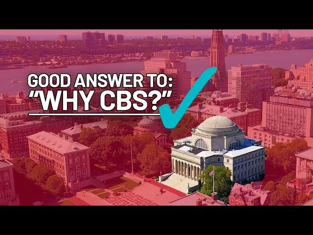 "Why Columbia Business School?" Here's An Example!