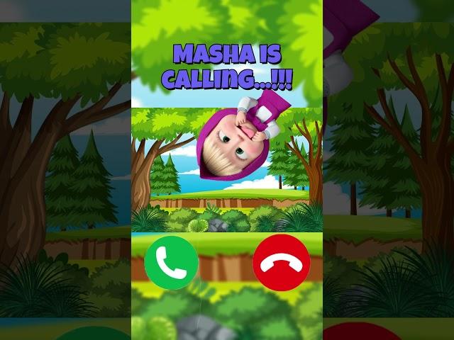 calling masha iphone #masha #gaming #shorts #funny #fyp