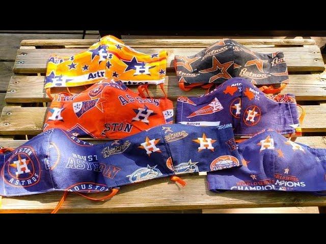 Family gives away Astros masks to first-responders during pandemic; sells them to help build sch...