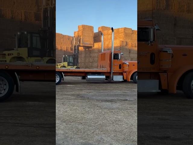 How haul hay & straw ! Jesse Bounds Trucking & Bounds Hay Co. Operating #trucking #hay #farming #ag