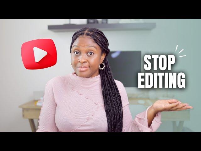 Make Good Youtube videos WITHOUT editing! (DO THIS to stay Consistent)