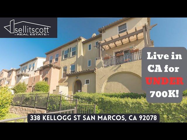 Moving to San Marcos, CA for UNDER $700K