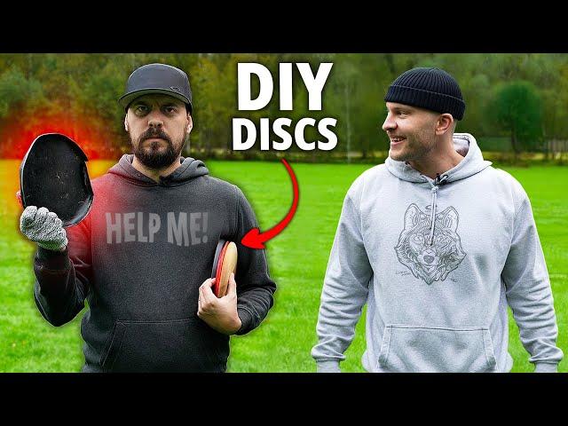 PRO DISC GOLFER TRIES MY DIY DISCS